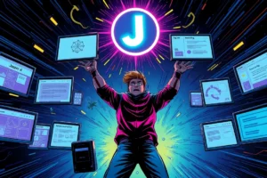 Jasper AI marketing content generator interface showing brand voice controls and content templates