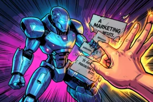 Copy.ai AI copywriting platform interface showing chat and workflow builder for marketing content