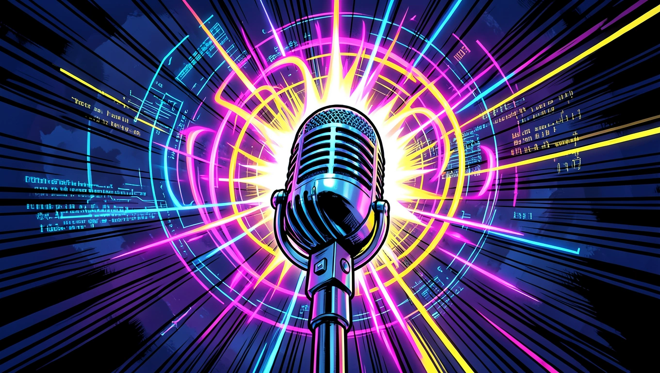 ElevenLabs AI voice generation interface showing text input and voice selection options