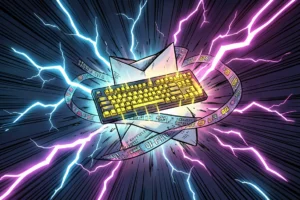 Superhuman email client interface showing keyboard shortcuts and inbox triage features