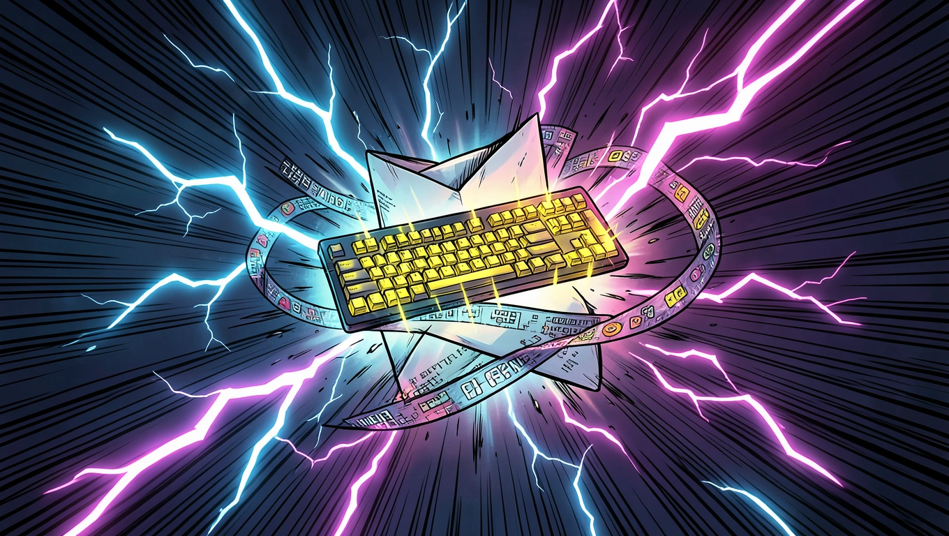Superhuman email client interface showing keyboard shortcuts and inbox triage features
